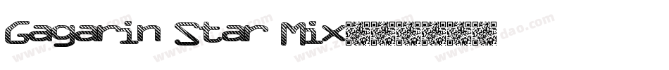 Gagarin Star Mix字体转换